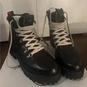 Steve Madden Shoes Steve Madden Bam Black Leather Laceup